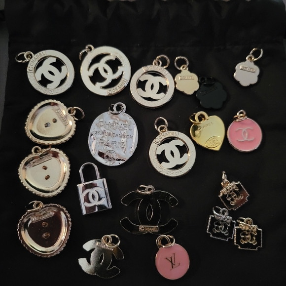 Authentic Stamped Upcycled Charms and Zipper Pulls For Jewlery Projects - Picture 2 of 10